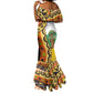 Central African Republic Mermaid Dress Baobab and Flag - African Pride