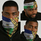 Central African Republic Neck Gaiter Baobab and Flag - African Pride