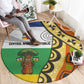 Central African Republic Round Carpet Baobab and Flag - African Pride
