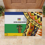 Central African Republic Rubber Doormat Baobab and Flag - African Pride