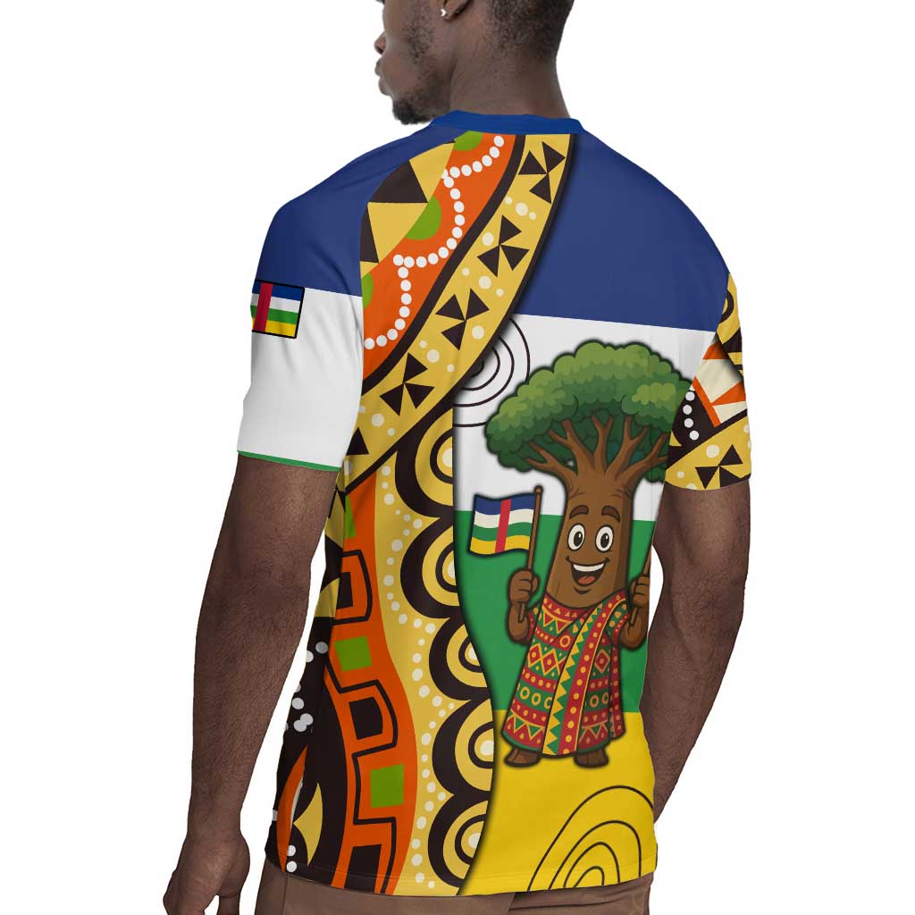 Central African Republic Rugby Jersey Baobab and Flag - African Pride