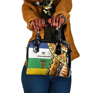 Central African Republic Shoulder Handbag Baobab and Flag - African Pride
