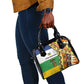 Central African Republic Shoulder Handbag Baobab and Flag - African Pride