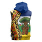 Central African Republic Sleeveless Zip Hoodie Baobab and Flag - African Pride