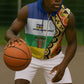 Central African Republic Sleeveless Zip Hoodie Baobab and Flag - African Pride