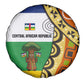 Central African Republic Spare Tire Cover Baobab and Flag - African Pride