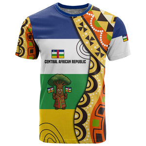 Central African Republic T shirt Baobab and Flag - African Pride