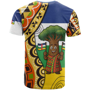 Central African Republic T shirt Baobab and Flag - African Pride