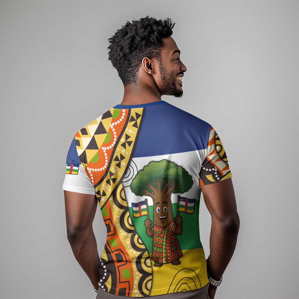 Central African Republic T shirt Baobab and Flag - African Pride