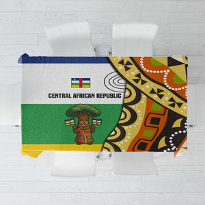 Central African Republic Tablecloth Baobab and Flag - African Pride