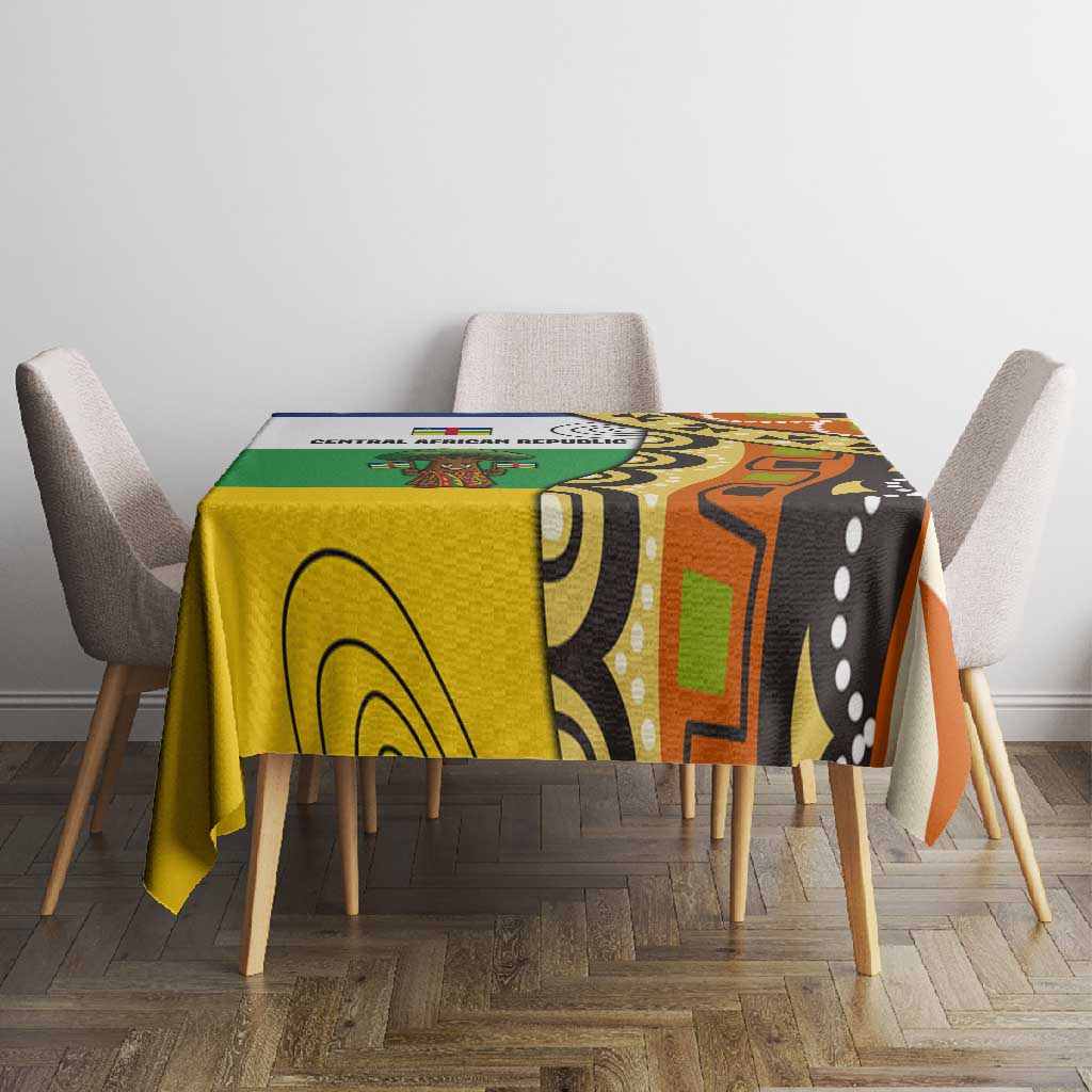 Central African Republic Tablecloth Baobab and Flag - African Pride