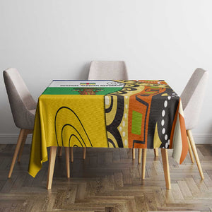 Central African Republic Tablecloth Baobab and Flag - African Pride