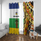 Central African Republic Window Curtain Baobab and Flag - African Pride
