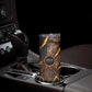 Aten Skinny Tumbler Ancient Egyptian Cracked Stone Hieroglyph, Solar Eclipse Emblem, and Radiant Sunburst - African Pride