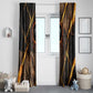 Aten Window Curtain Ancient Egyptian Cracked Stone Hieroglyph, Solar Eclipse Emblem, and Radiant Sunburst - African Pride
