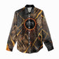 Aten Women Casual Shirt Ancient Egyptian Cracked Stone Hieroglyph, Solar Eclipse Emblem, and Radiant Sunburst - African Pride