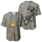 Aten Ancient Egyptian Baseball Jersey with Gray Astronomical Chart, Radiant Sun Disc Emblem, and Ankh - African Pride