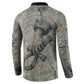 Aten Ancient Egyptian Button Sweatshirt with Gray Astronomical Chart, Radiant Sun Disc Emblem, and Ankh