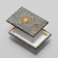 Aten Ancient Egyptian Canvas Wall Art with Gray Astronomical Chart, Radiant Sun Disc Emblem, and Ankh - African Pride