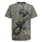 Aten Ancient Egyptian Rugby Jersey with Gray Astronomical Chart, Radiant Sun Disc Emblem, and Ankh - African Pride