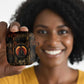 Atum Ancient Egyptian AirPods Case with Dark Hieroglyph Grid, Ouroboros Serpent Ring and The Final Serpent - African Pride