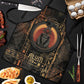 Atum Ancient Egyptian Apron with Dark Hieroglyph Grid, Ouroboros Serpent Ring and The Final Serpent - African Pride