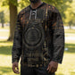 Atum Ancient Egyptian Hockey Jersey with Dark Hieroglyph Grid, Ouroboros Serpent Ring and The Final Serpent - African Pride