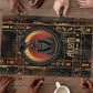 Atum Ancient Egyptian Puzzle with Dark Hieroglyph Grid, Ouroboros Serpent Ring and The Final Serpent - African Pride