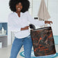 Bennu Laundry Basket Ancient Egyptian Lava Crack Texture, Phoenix Firebird and Reborn from Chaos - African Pride