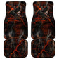 Bennu Car Mats Ancient Egyptian Lava Crack Texture, Phoenix Firebird and Reborn from Chaos - African Pride