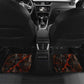 Bennu Car Mats Ancient Egyptian Lava Crack Texture, Phoenix Firebird and Reborn from Chaos - African Pride