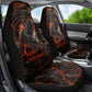 Bennu Car Seat Cover Ancient Egyptian Lava Crack Texture, Phoenix Firebird and Reborn from Chaos - African Pride