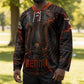 Bennu Hockey Jersey Ancient Egyptian Lava Crack Texture, Phoenix Firebird and Reborn from Chaos - African Pride