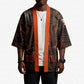 Bennu Kimono Ancient Egyptian Lava Crack Texture, Phoenix Firebird and Reborn from Chaos - African Pride