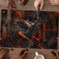 Bennu Puzzle Ancient Egyptian Lava Crack Texture, Phoenix Firebird and Reborn from Chaos - African Pride