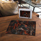 Bennu Puzzle Ancient Egyptian Lava Crack Texture, Phoenix Firebird and Reborn from Chaos - African Pride