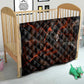 Bennu Quilt Ancient Egyptian Lava Crack Texture, Phoenix Firebird and Reborn from Chaos - African Pride