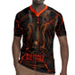 Bennu Rugby Jersey Ancient Egyptian Lava Crack Texture, Phoenix Firebird and Reborn from Chaos - African Pride
