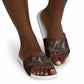 Bennu Slide Sandals Ancient Egyptian Lava Crack Texture, Phoenix Firebird and Reborn from Chaos - African Pride