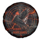 Bennu Spare Tire Cover Ancient Egyptian Lava Crack Texture, Phoenix Firebird and Reborn from Chaos - African Pride
