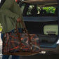 Bennu Travel Bag Ancient Egyptian Lava Crack Texture, Phoenix Firebird and Reborn from Chaos - African Pride