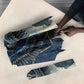 Bennu Ancient Egyptian Umbrella with Deep Blue Ink Wash, Winged Bennu Bird and Soul of Ra - African Pride