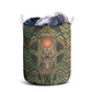 Khepri Laundry Basket Ancient Egyptian Chevron, Scarab Ankh and Winged Khepri Guardian Motif - African Pride