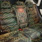 Khepri Back Car Seat Cover Ancient Egyptian Chevron, Scarab Ankh and Winged Khepri Guardian Motif - African Pride