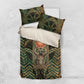 Khepri Bedding Set Ancient Egyptian Chevron, Scarab Ankh and Winged Khepri Guardian Motif - African Pride