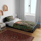 Khepri Bedding Set Ancient Egyptian Chevron, Scarab Ankh and Winged Khepri Guardian Motif - African Pride