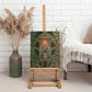 Khepri Canvas Wall Art Ancient Egyptian Chevron, Scarab Ankh and Winged Khepri Guardian Motif - African Pride