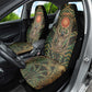 Khepri Car Seat Cover Ancient Egyptian Chevron, Scarab Ankh and Winged Khepri Guardian Motif - African Pride