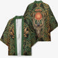 Khepri Kimono Ancient Egyptian Chevron, Scarab Ankh and Winged Khepri Guardian Motif - African Pride