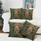 Khepri Pillow Cover Ancient Egyptian Chevron, Scarab Ankh and Winged Khepri Guardian Motif - African Pride